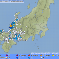 The epicenter of the earthquake that occurred on Sept. 4 at 9:10 a.m. is located in Fukui Prefecture | JAPAN METEOROLOGICAL AGENCY