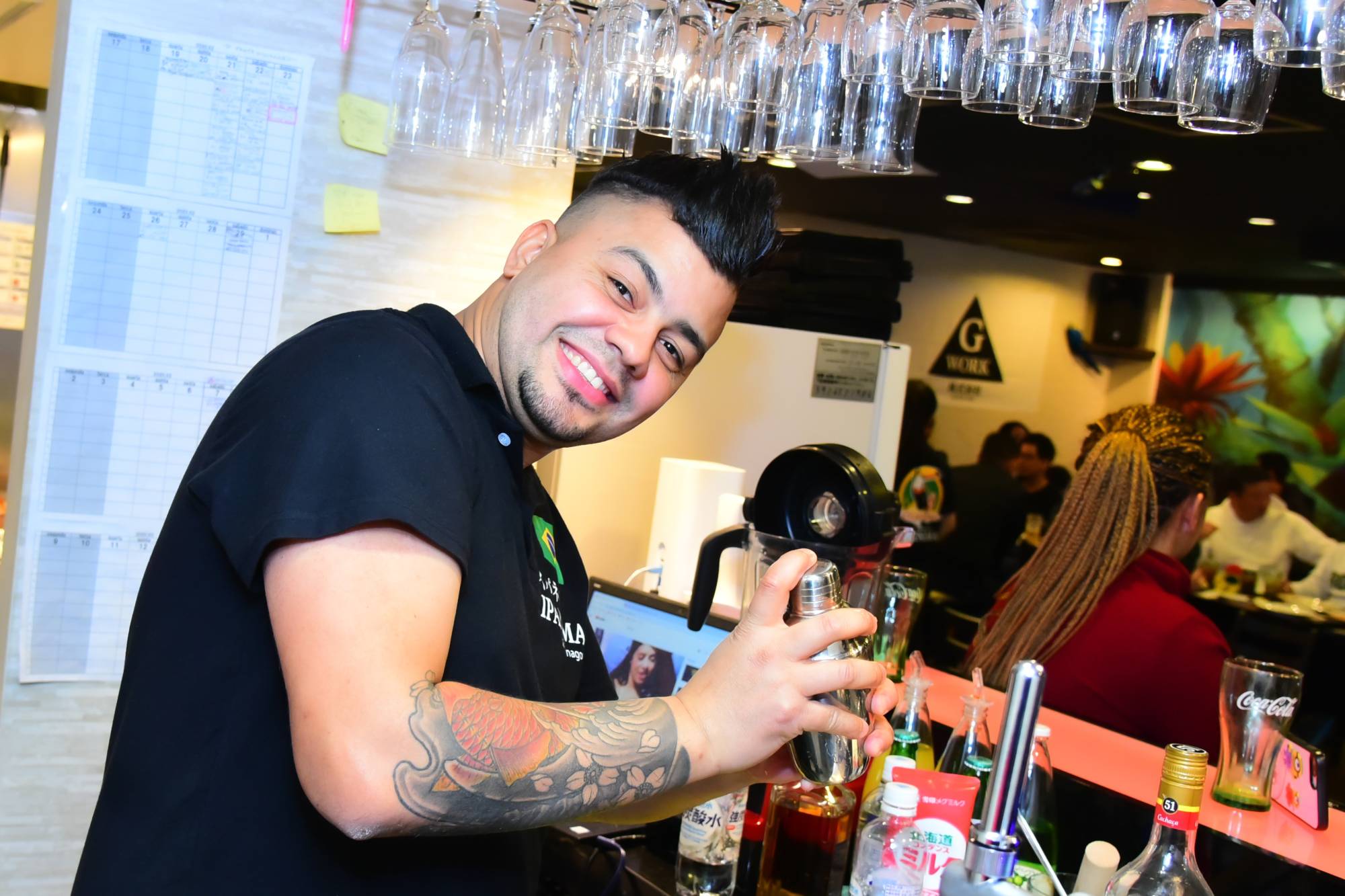 Localization: 'In a big city like Nagoya, we’ve seen more and more Brazilian restaurants start to open over the years. And with more food, we’ve also seen more customers,' says Tiago Hane, owner of Churrascaria Ipanema, a Brazilian barbecue in Nagoya’s nightlife district of Sakae. | COURTESY OF CHURRASCARIA IPANEMA