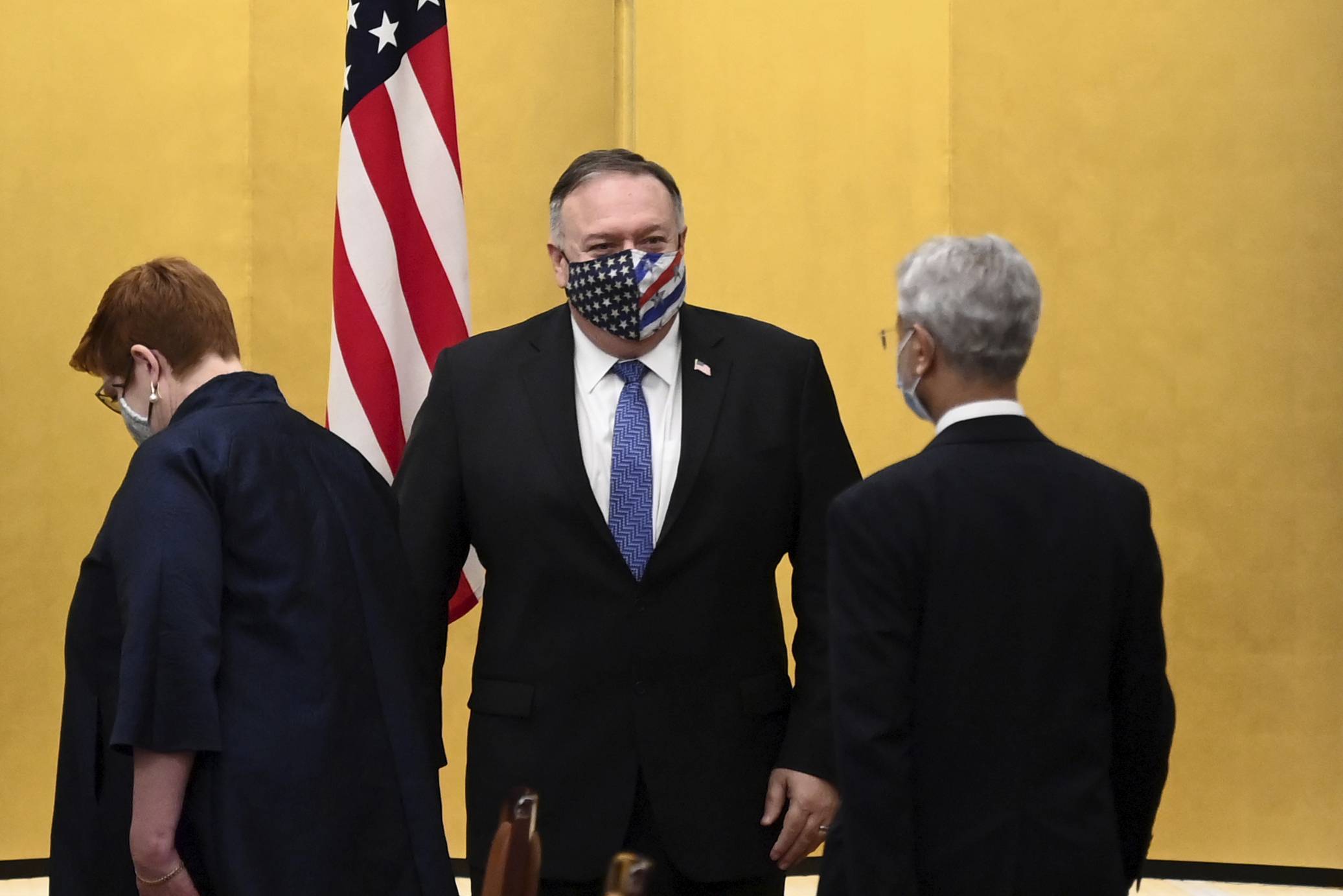 Without pillars that focus on building infrastructure, enhancing connectivity, strengthening supply chains and dealing with nontraditional security issues, the 'Quad' will not be effective at keeping the U.S. engaged in the Indo-Pacific or preventing a Chinese unipolar region from emerging. | POOL / VIA AP)