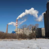 A coal-fired heating complex in Harbin, northern China | REUTERS 