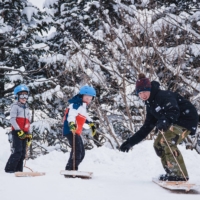 Mnk’s Edventure all-day winter camp program offers children English educational activities and ski lessons. | AARON JAMIESON