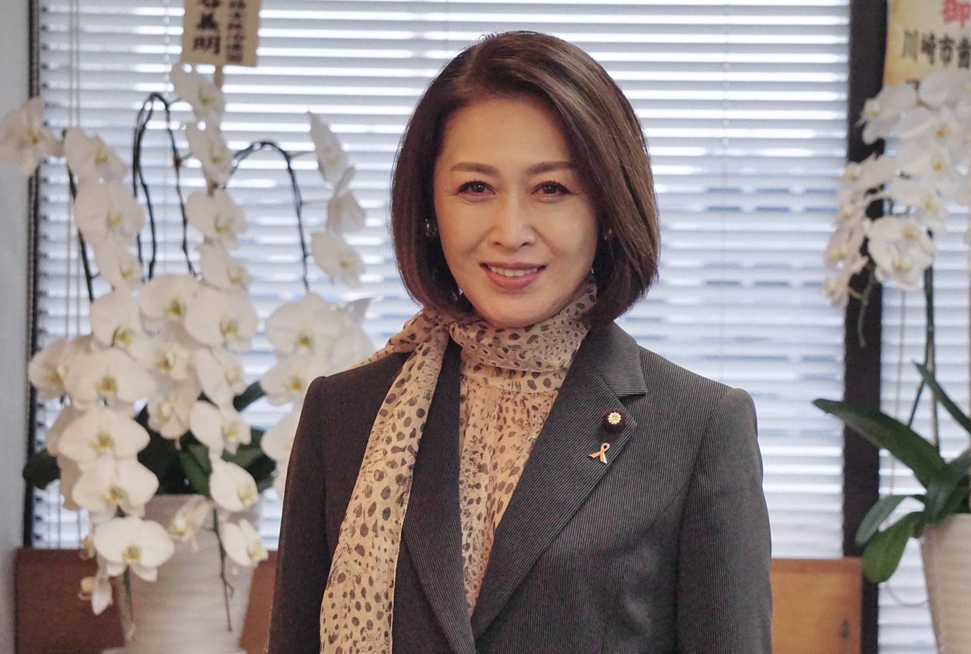 New deputy health minister Junko Mihara speaks in an interview last Thursday about her plans to amplify women's voices in seeking to address infertility in the nation and boost support for infertile couples. | MAGDALENA OSUMI