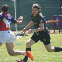 World Rugby is the first international sports federation to block transgender women such as Grace McKenzie (right) from global competitions, even though it has long preached a motto of inclusivity.  | JACKIE FINLAN / THE RUGBY BREAKDOWN / VIA THE NEW YORK TIMES