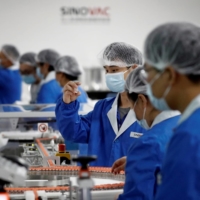 A packaging facility of the Chinese vaccine-maker Sinovac Biotech. The company is developing an experimental COVID-19 vaccine. | REUTERS 