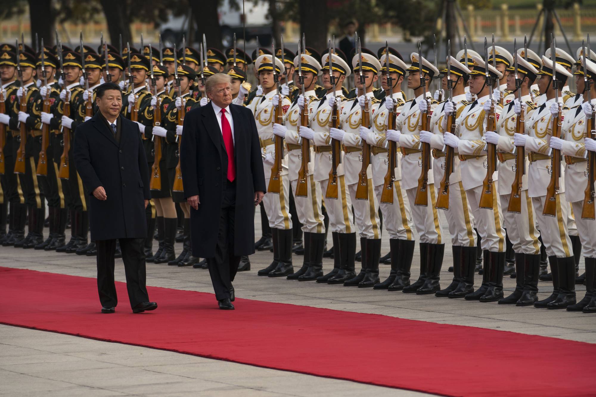 President Donald Trump and Chinese President Xi Jinpin in Beijing in 2017 | Doug Mills / The New York Times