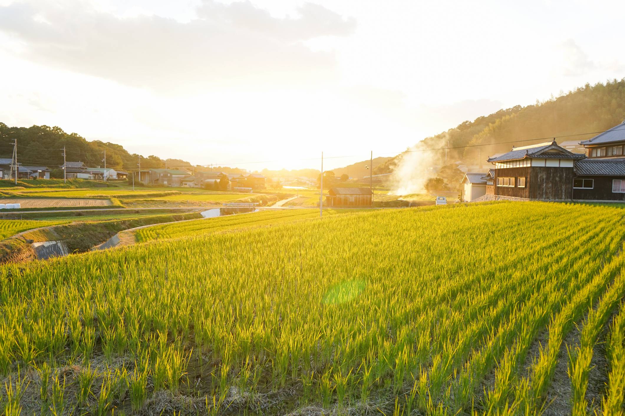 The simple life: A more rural lifestyle is gaining appeal with some Japanese urbanites. | GETTY IMAGES