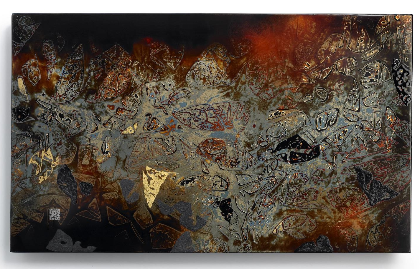 Lacquer artist Saeko Ando's 'Galaxy Flakes' | COURTESY OF SAEKO ANDO