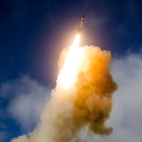 A Standard Missile-3 (SM-3) Block IIA flight test is conducted at the Point Mugu Sea Range on San Nicolas Island, California, in June 2015. On Tuesday, a U.S. Navy Aegis-equipped destroyer successfully intercepted a mock intercontinental ballistic missile in a first-of-its-kind test employing the SM-3 Block IIA weapon. | MISSILE DEFENSE AGENCY