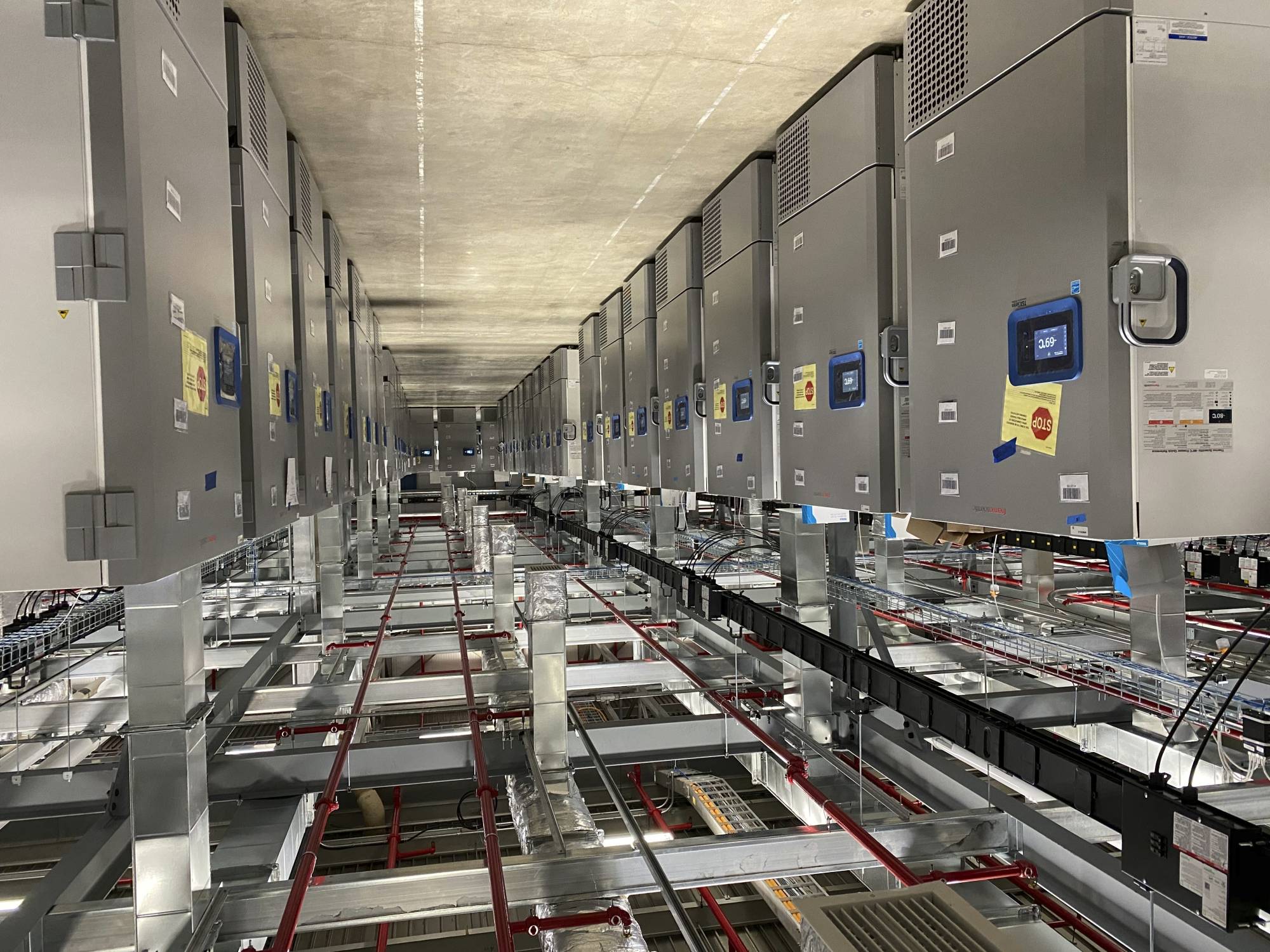 Pfizer's COVID-19 vaccine storage facility in Kalamazoo, Michigan | PFIZER INC. / VIA AP