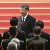 Chinese President Xi Jinping attends an inauguration ceremony in Macao on Dec. 20, 2019. | BLOOMBERG