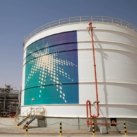 An oil tank at Saudi Aramco\'s Shaybah oilfield in Saudi Arabia. The common assumption is that Persian Gulf countries\', with their fabulous wealth from floating for decades on seas of oil and gas, will overcome all challenges — but that is no longer assured in this day and age. |  REUTERS