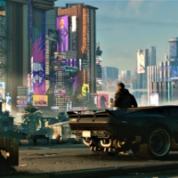 No rules: In Cyberpunk 2077, players have the freedom to explore the open-world Night City, talk to other characters or engage in gunfights. | © 2020 CD PROJEKT S.A. ALL RIGHTS RESERVED.
