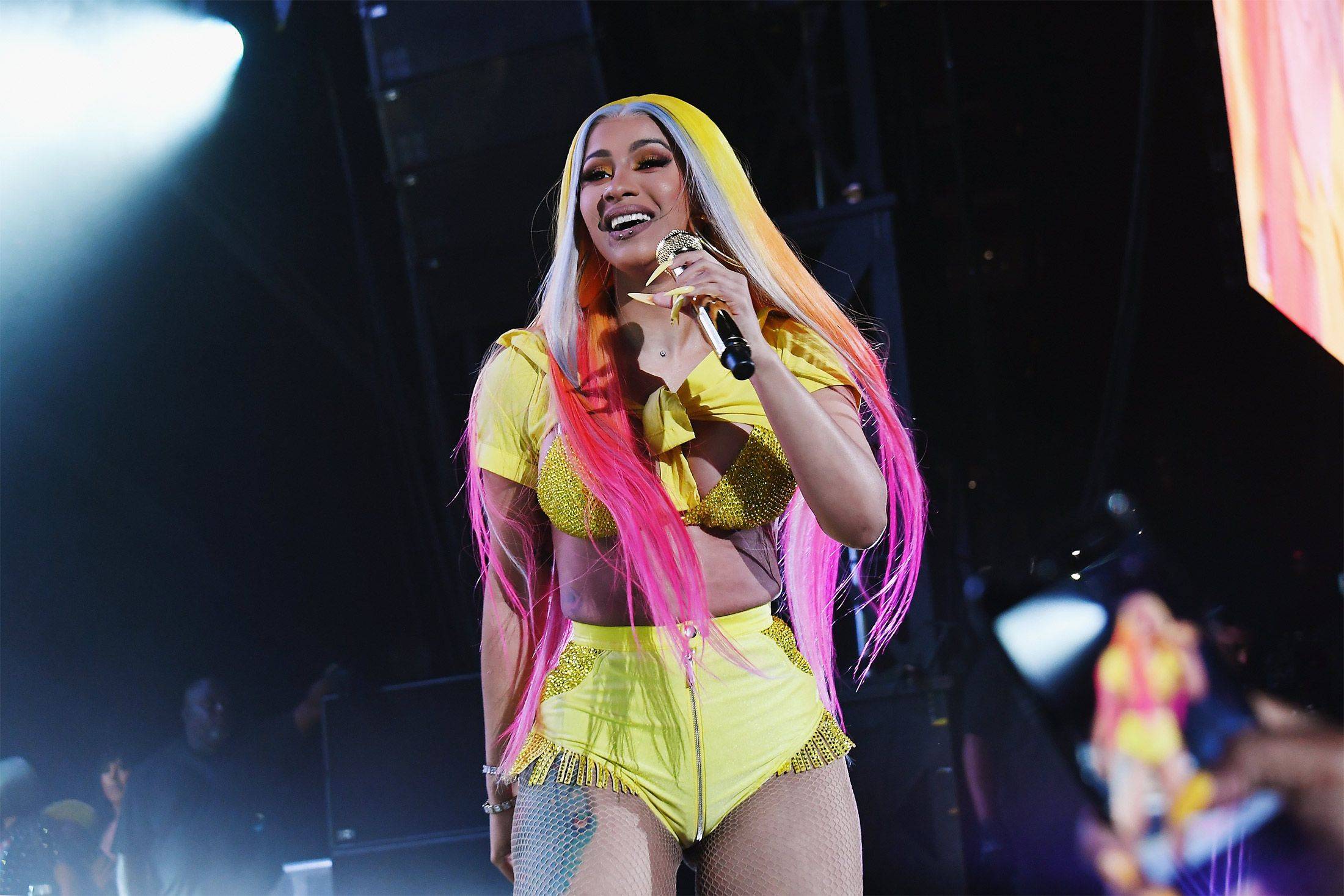 Cardi B is among the celebrities using OnlyFans, a site where people charge admirers for special access to videos and photos. | GETTY IMAGES / VIA BLOOMBERG 