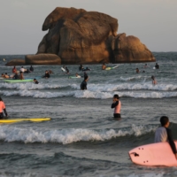 A surfing spot in Sanya  | REUTERS 