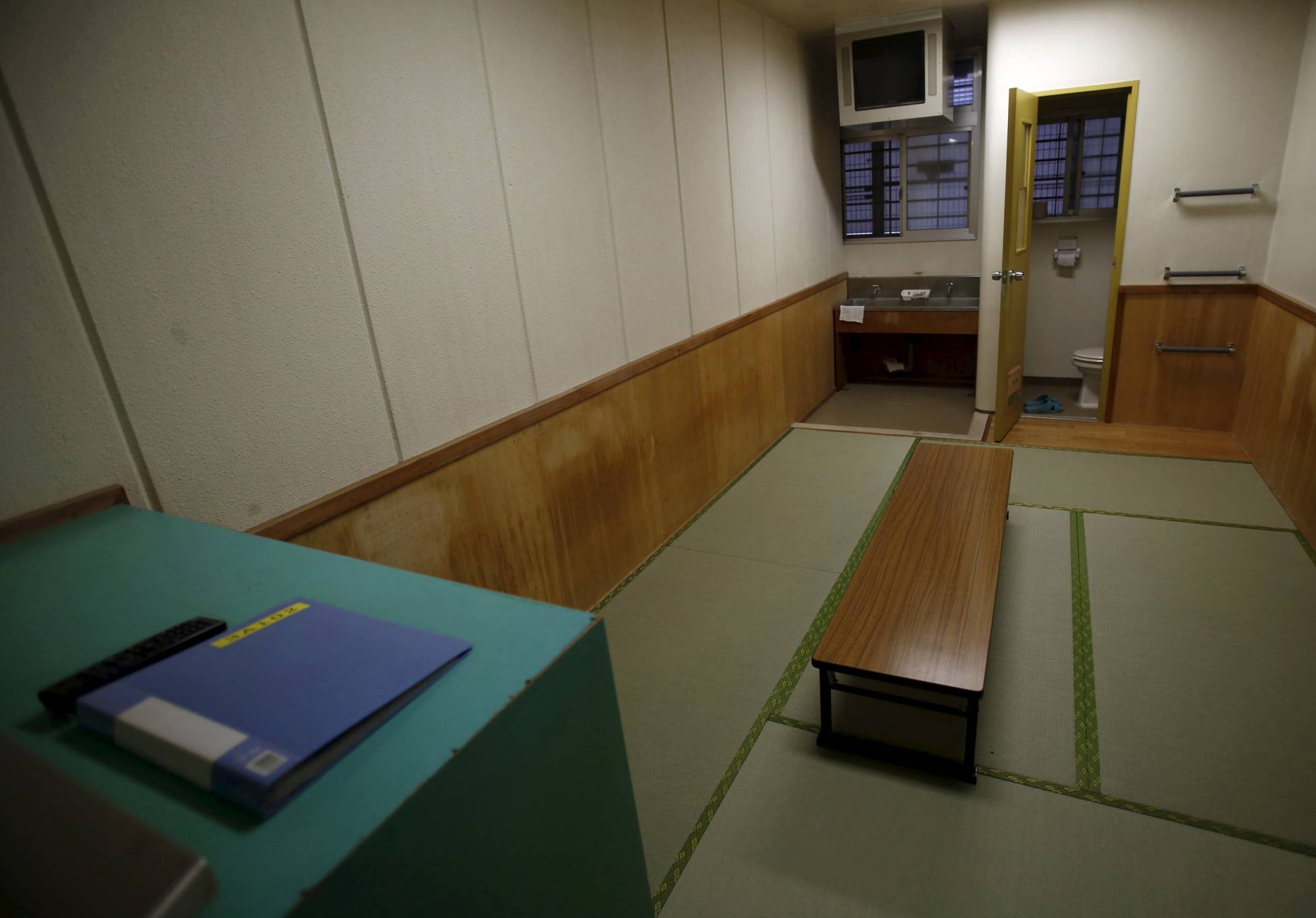 An inside view of a shared cell at the East Japan Immigration Center in Ushiku, Ibaraki Prefecture | REUTERS