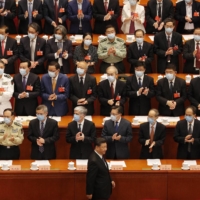 China’s Communist Party, under its leader, Xi Jinping, has promoted the idea that the country is on a trajectory to power past Western rivals. | AP