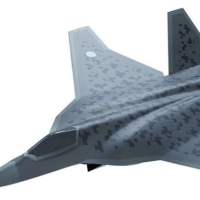 A computer-generated image of Japan\'s next-generation fighter jet, which will replace the F-2 | DEFENSE MINISTRY / VIA KYODO