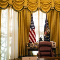 U.S. President Donald Trump’s empty desk chair in the Oval Office on Dec. 3. Trump has yet to announce if he will run again in 2024.  | DOUG MILLS/THE NEW YORK TIMES