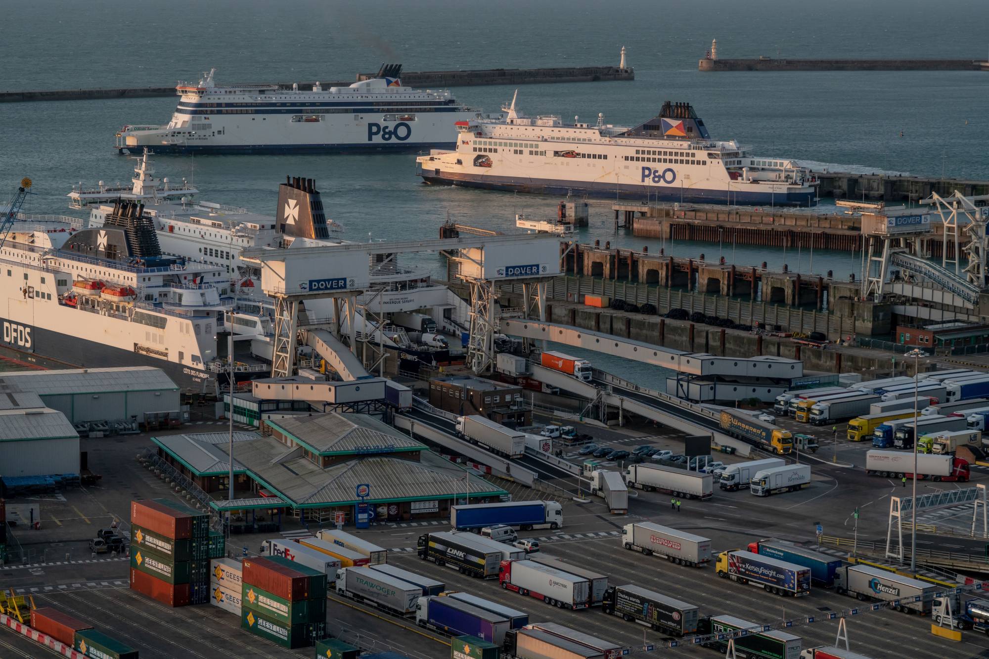 The port at Dover, England, in 2019. In promising that there were 
