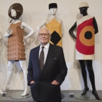 Pierre Cardin attends the inauguration of his namesake museum in Paris in 2014. | AP
