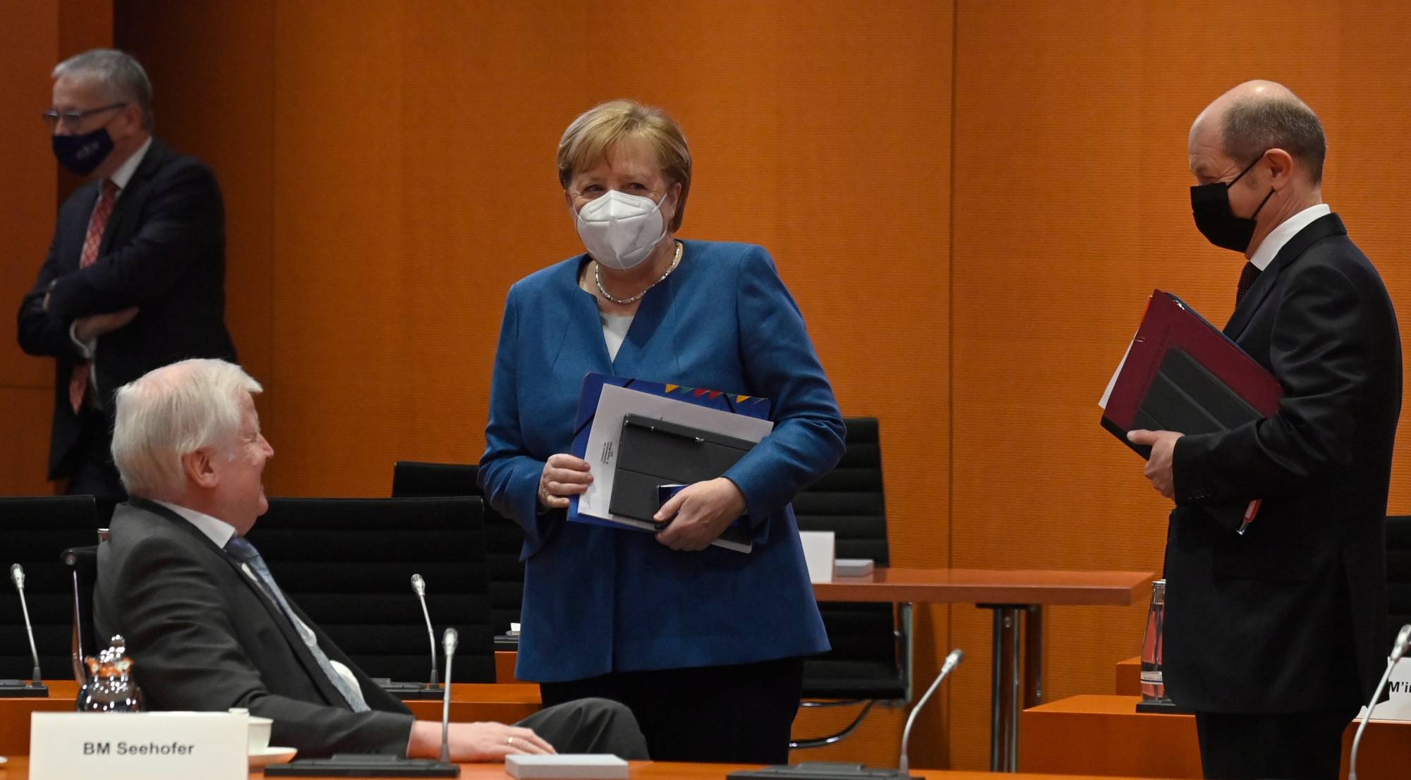 Chancellor Angela Merkel of Germany said she was 