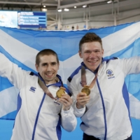 Track cyclist Neil Fachie (left) is conflicted over whether athletes should receive the COVID-19 vaccine behind those with a greater risk of infection. | REUTERS