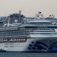 The Diamond Princess in Yokohama in February last year.  | REUTERS

