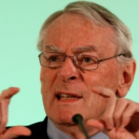Dick Pound speaks during a news conference in Unterschleissheim, Germany, on Jan. 14, 2016. | REUTERS