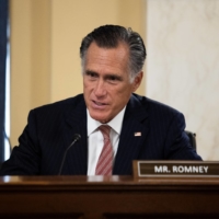 Sen. Mitt Romney speaks during a Senate Foreign Relations Committee hearing in Washington on Jan. 19. | REUTERS