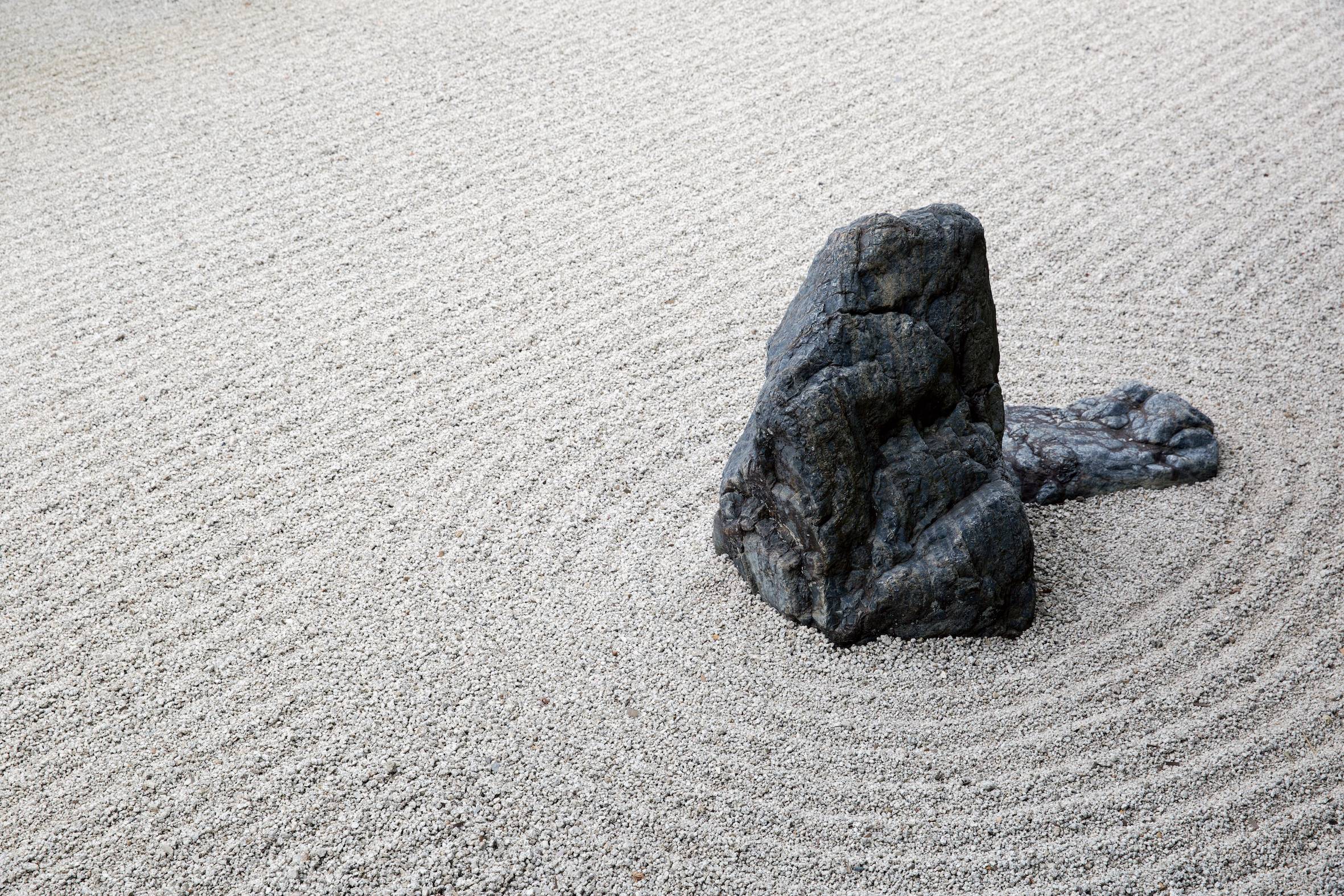 A Japanese rock garden | GETTY IMAGES