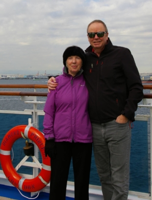 Englishman Alan Sanford was quarantined aboard the Diamond Princess with his wife, Vanessa. | COURTESY OF ALAN SANFORD 