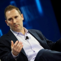 Andy Jassy, CEO of Amazon Web Services, speaks at the WSJD Live conference in Laguna Beach, California, in 2016. | REUTERS 