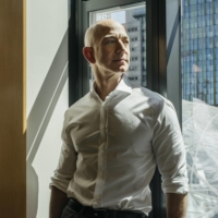 Jeff Bezos, the founder of Amazon, in Seattle in 2017. Bezos, the firm\'s chief executive, will hand over the reins of the e-commerce giant this summer and transition into the role of executive chairman. | KYLE JOHNSON / THE NEW YORK TIMES