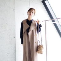 Petite section: Model and influencer Tanaka Akiko (aka Akiico) has partnered for a capsule collection with Cohina, a brand that caters to those under 155-centimeters tall. | COHINA
