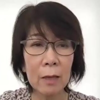 WE League Chair Kikuko Okajima speaks to the Japan Times on Wednesday. | DAN ORLOWITZ