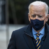 U.S. President Joe Biden speaks to members of the media in Washington on Tuesday.  | BLOOMBERG