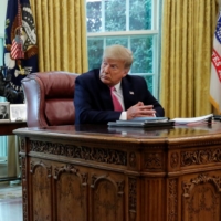 Donald Trump and Mitch McConnell parted ways in the weeks after the Nov. 3 presidential election, with Trump irked that McConnell had recognized Democrat Joe Biden as the winner in mid-December. | REUTERS/LEAH MILLIS/FILE PHOTO