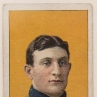 The \"T206\" Honus Wagner card from 1909, has long been considered the pinnacle of high-end sports cards because of its rarity. | FRED R. CONRAD / THE NEW YORK TIMES
