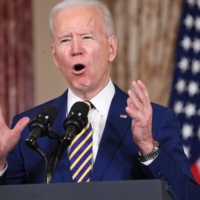U.S. President Joe Biden speaks about foreign policy at the State Department in Washington on Feb. 4. | AFP-JIJI