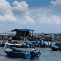 A fishing village in front of Penang Bridge near Bayan Lepas, Penang, Malaysia  | BLOOMBERG 