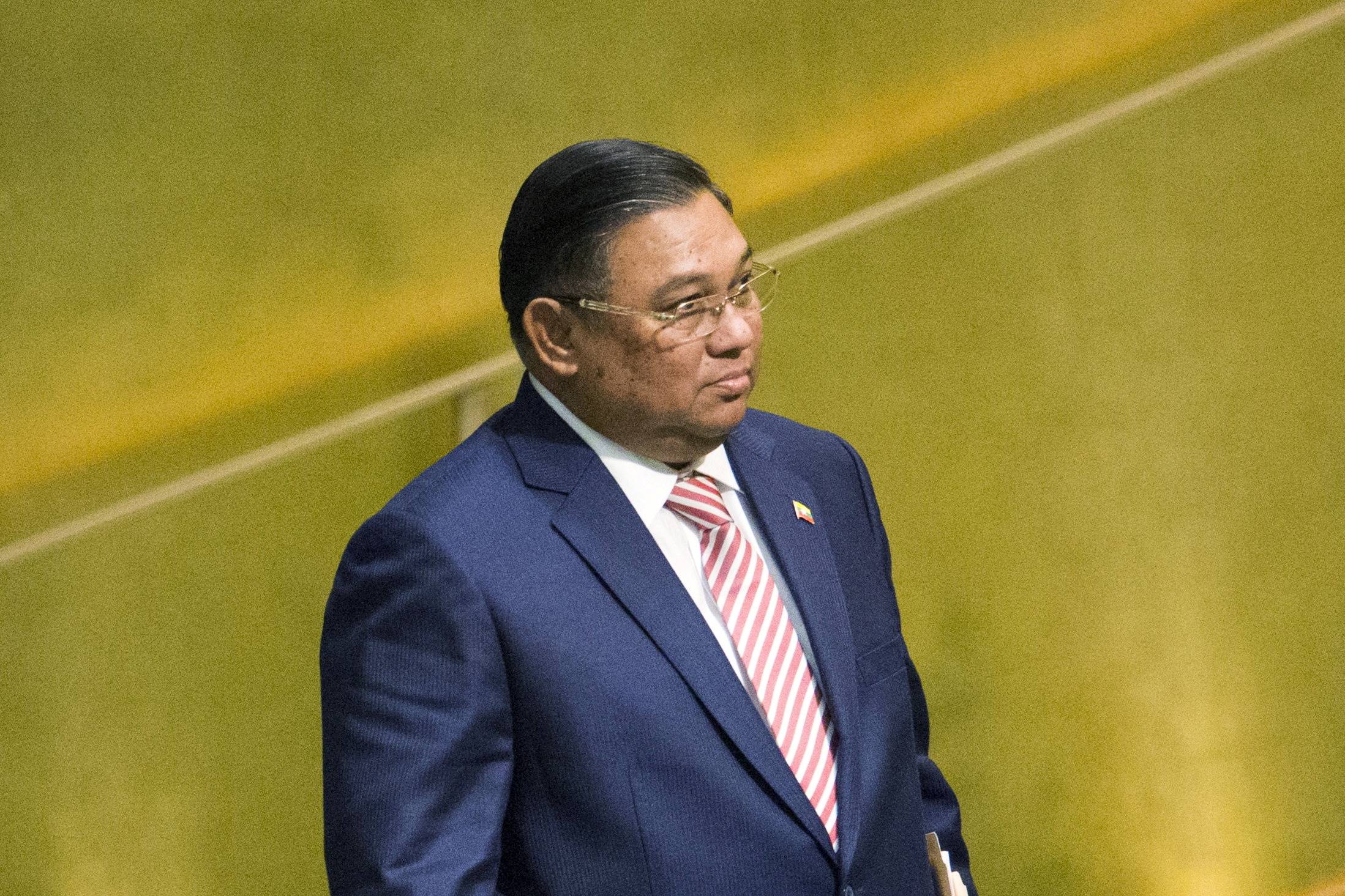 Myanmar's Foreign Minister Wunna Maung Lwin has arrived for talks on diplomatic efforts by the Association of South East Asian Nations, a Thai source said.  | REUTERS