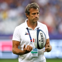 France coach Fabien Galthie, seen in 2019, is among those who tested positive for COVID-19 last week. | REUTERS