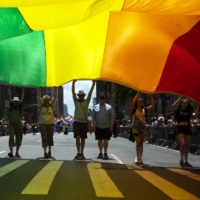A Gallup survey released Wednesday has found that more adult Americans are identifying as LGBT. | CALLA KESSLER / THE NEW YORK TIMES