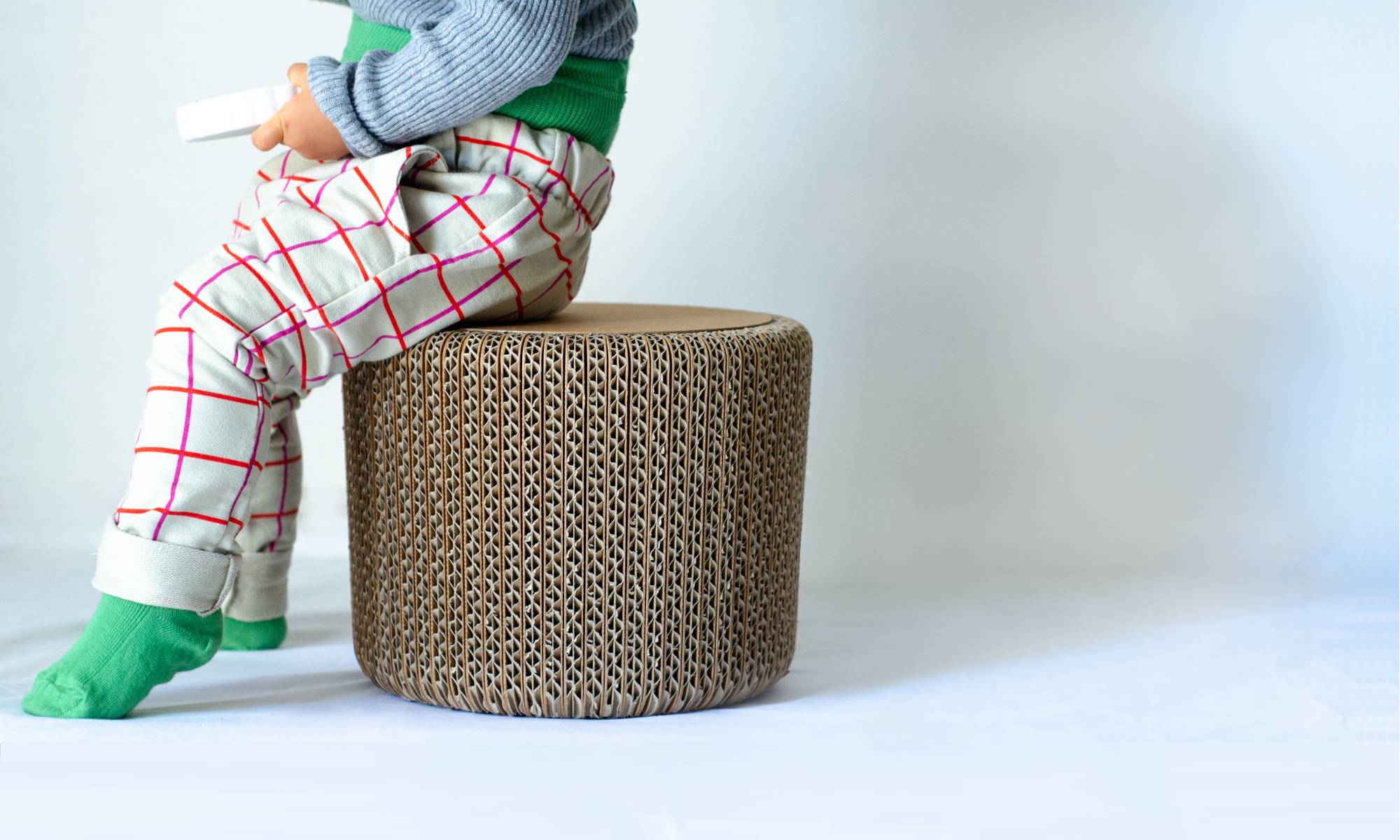 Fun for all: Aichi Design Vision paired companies with up-and-coming designers to create brand new homeware products such as the Corncob, a DIY stool kit.