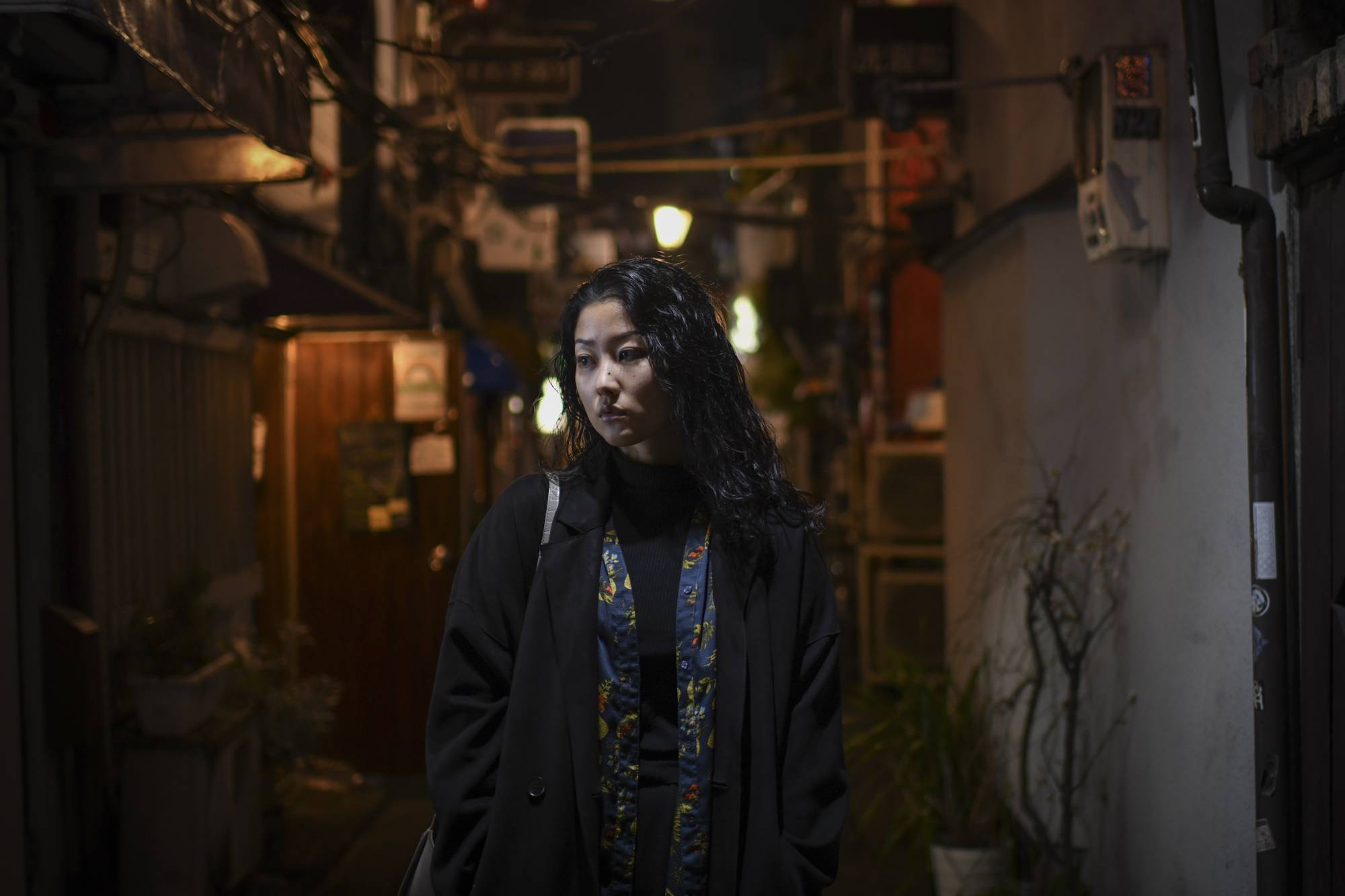 Wakako Fukuda, a sociology student and activist, in Tokyo, on Friday. Fukuda says young Japanese have been empowered by the shift to socializing online during the pandemic. 
