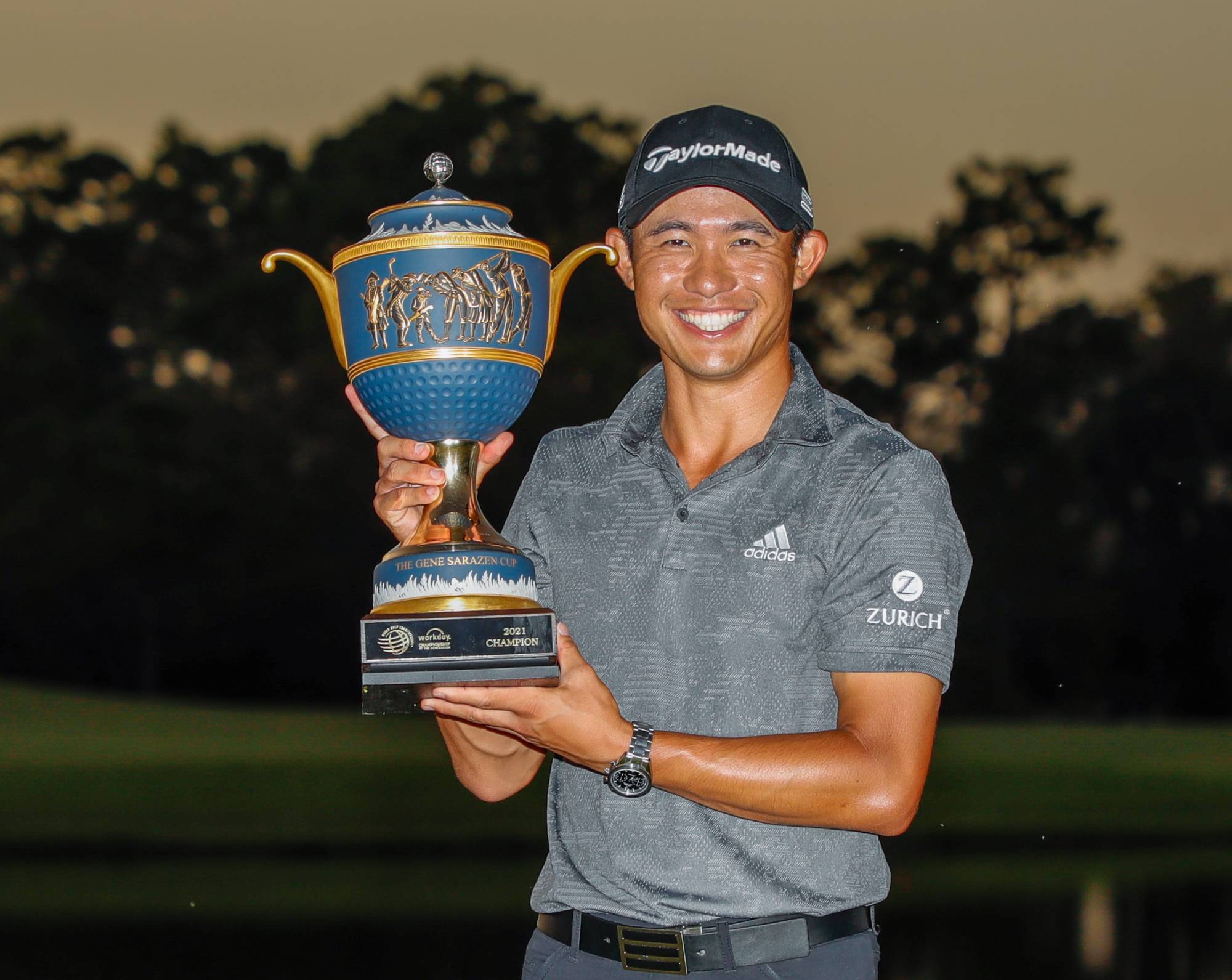 Collin Morikawa wins Workday Championship pays tribute to injured