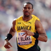 Jamaica\'s Yohan Blake runs during the 200-meter heats at the World Athletics Championships in Doha on Sept. 29, 2019. | REUTERS
