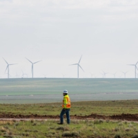 A wind farm in Encino, New Mexico | BLOOMBERG 