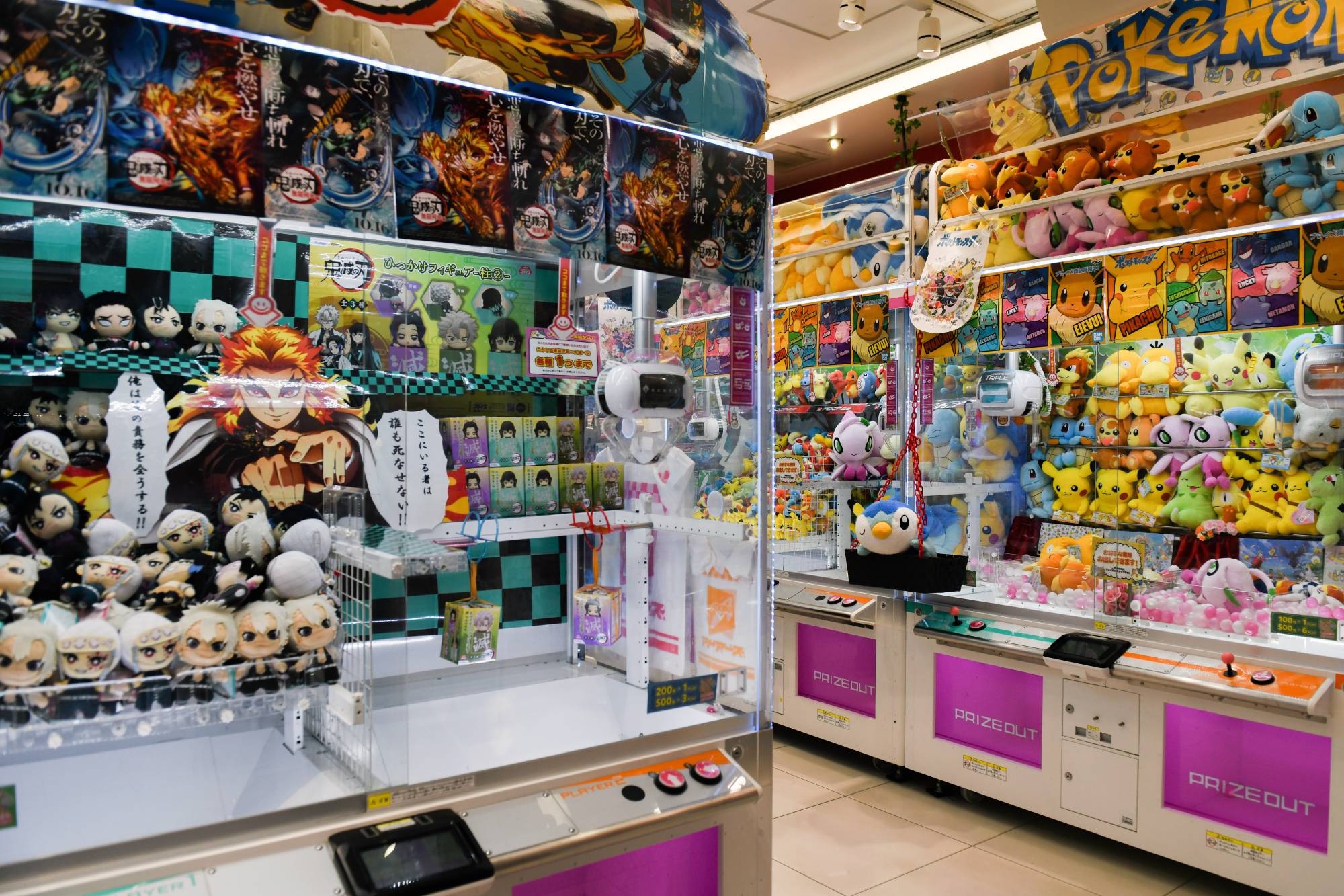 A game center in Tokyo featuring anime-inspired prizes on Jan. 14, 2021. An activist says the government shows little interest in protecting animators from overwork. | Noriko Hayashi/The New York Times