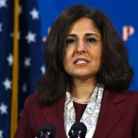 Neera Tanden became President Joe Biden’s first Cabinet casualty on Tuesday when she withdrew her nomination to be budget director. | AFP-JIJI